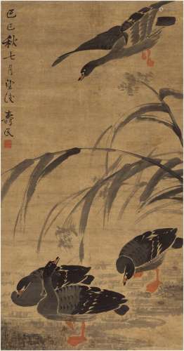 边寿民（1684～1752）芦雁