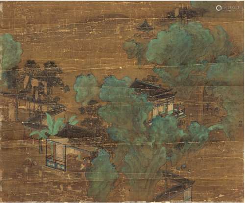 赵伯驹（款）（1120～1182）楼阁小景