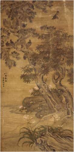 沈铨（款）（1682～1762后）八百长春图