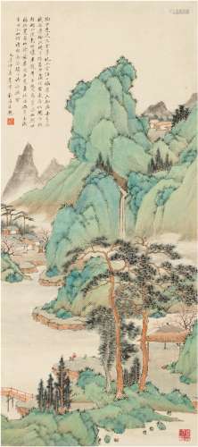 刘彦冲（1809～1847）春山会友图