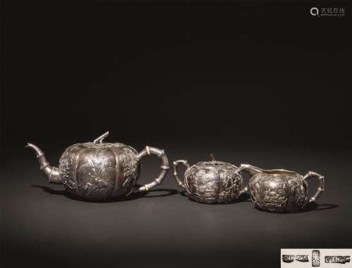 清代（1860年） 名家三件套壶
