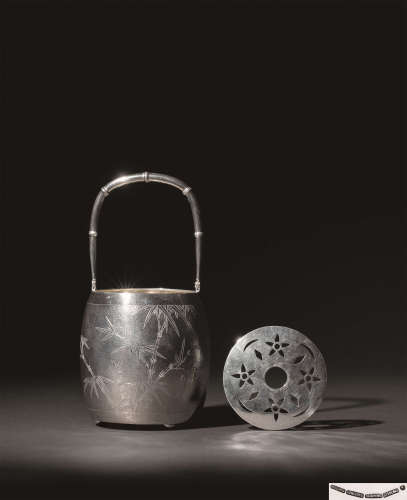 清代（1929年） 银冰筒