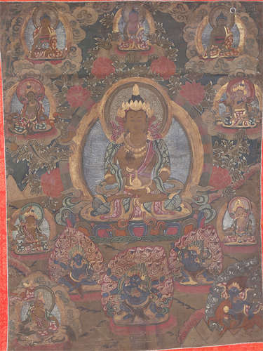 Chinese thangka.