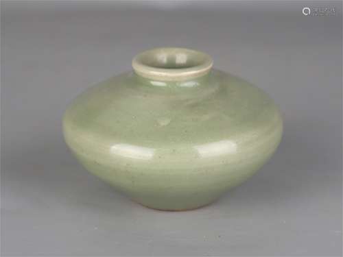 Chinese celadon glaze porcelain brush washer.