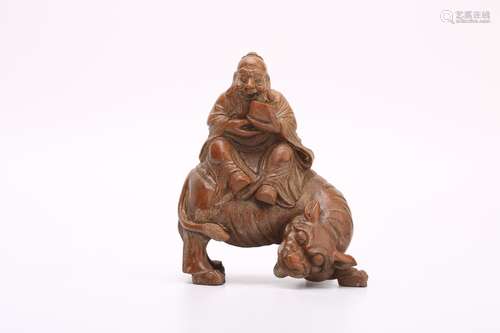 Chinese carved bamboo figure.