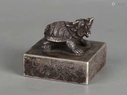 Chinese silver seal.