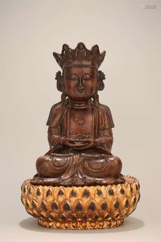 Chinese carved chengxiang Buddha.