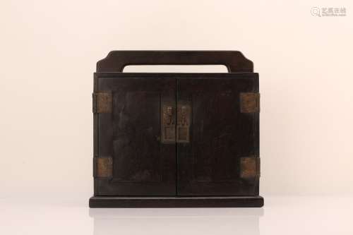 Chinese Zitan wood box.