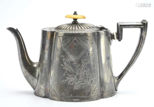 A Silver Tea Pot by Sturges, Bladdon & Middleton