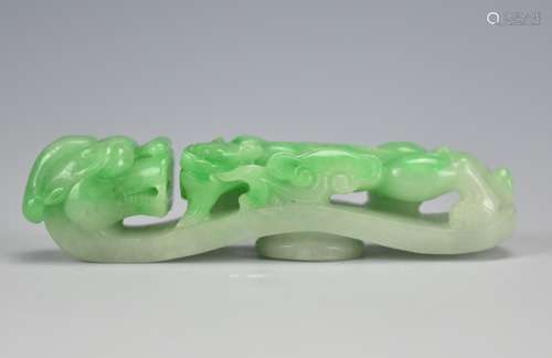 Chinese Jadeite Robe/Belt Hook