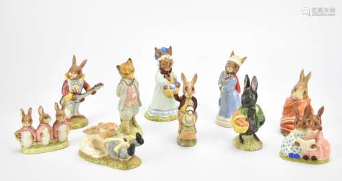6 Royal Doulton & 4 Beatrix Potter Figurines