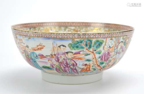 Export Cantonese Glazed Punch Bowl ,Qinglong P