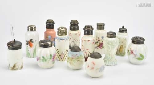 Group of 14 Spice Shakers, 19th C.