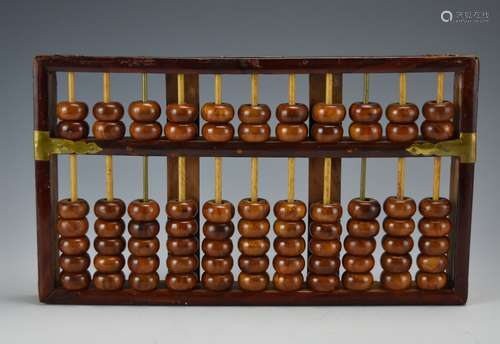 A Chinese Huanghuali Abacus,ROC Period