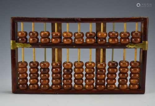 A Chinese Huanghuali Abacus,ROC Period
