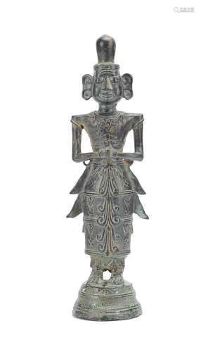 An Asian Style Bronze Figure