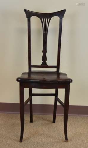 A Mahogany Music Chair