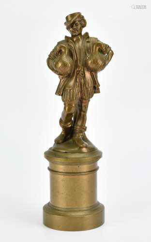Bronze Figure with ducks,19-20th C.