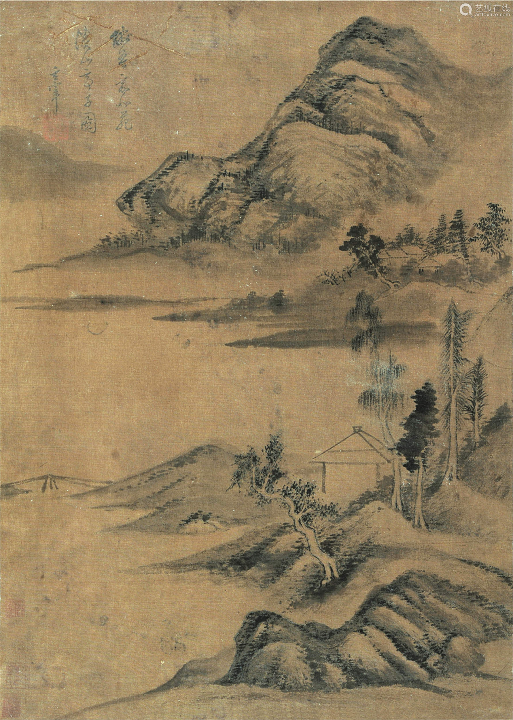 董其昌(款)(1555-1636年) 拟古山水