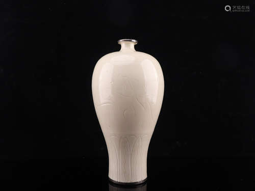 A DING WHITE PORCELAIN VASE