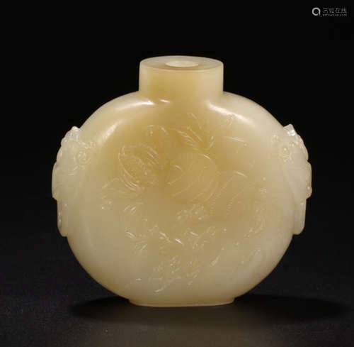 A HETIAN JADE CARVED 