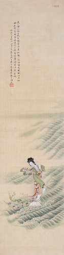 吴青霞（1910～2008） 洛阳神 立轴 设色绢本