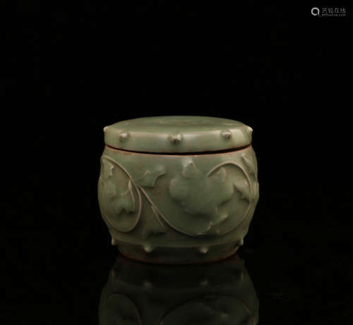 A Chinese Celadon Porcelain Incense Burner