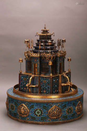 A Chinese Cloisonne Decoration