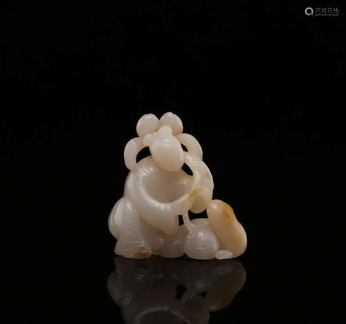 A Chinese Carved Jade Figure