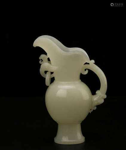 A Chinese Carved Jade Water Pot