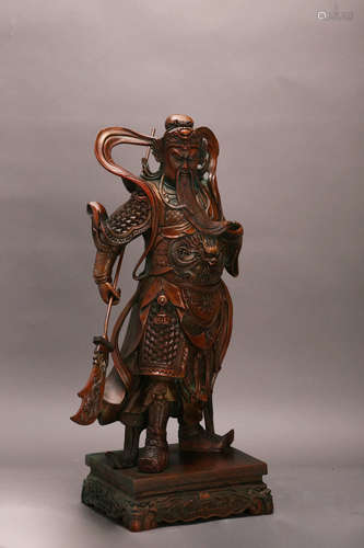 A Chinese Bronze Guangong