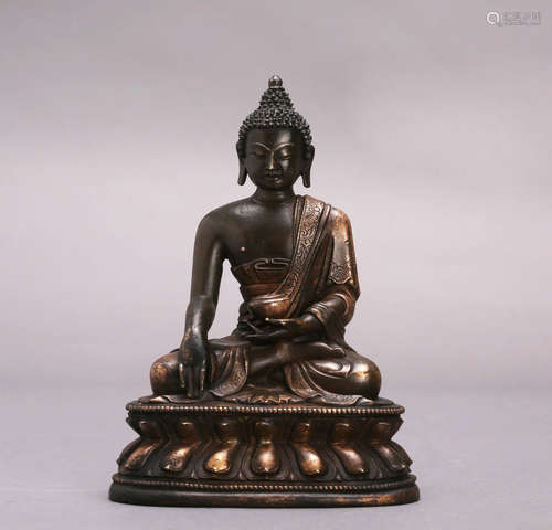 A Chinese Bronze Buddha