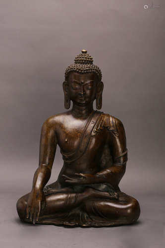 A Chinese Bronze Buddha