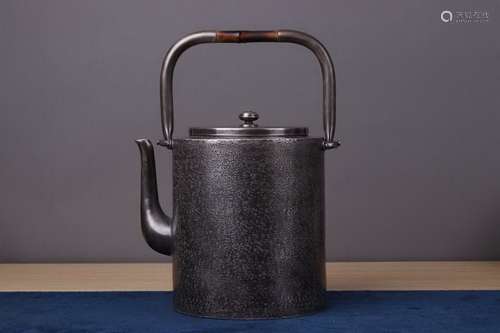 Japanese Silver Tea Pot with Mark