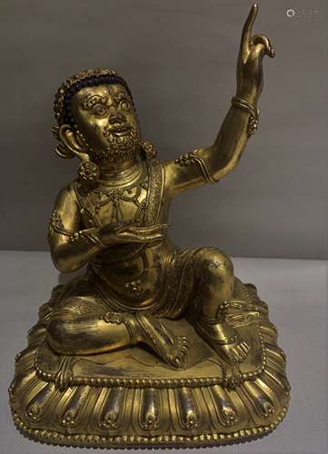 Gilt Bronze Figure Of Buddha