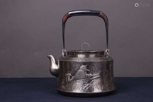 Silver tea pot