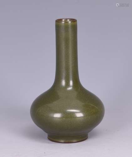 Tea Glazed Vase with Mark