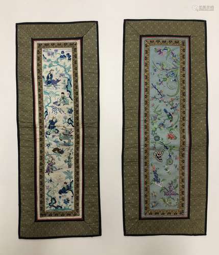 Embroidered Silk Panels