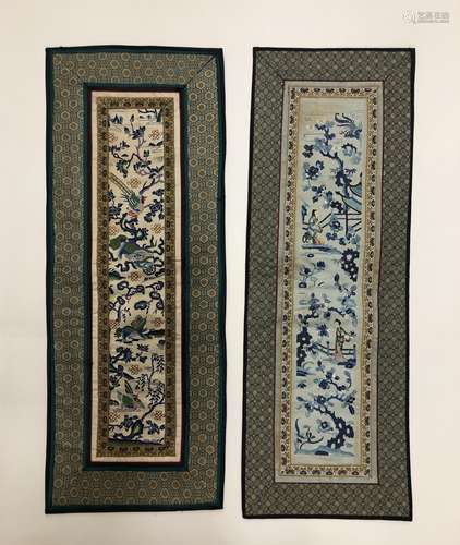 Embroidered Silk Panels