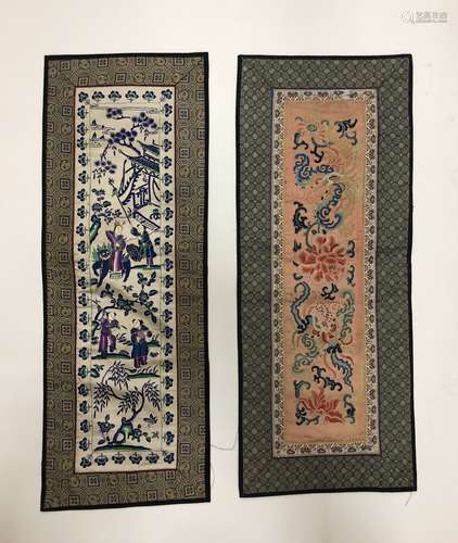 Embroidered Silk Panels