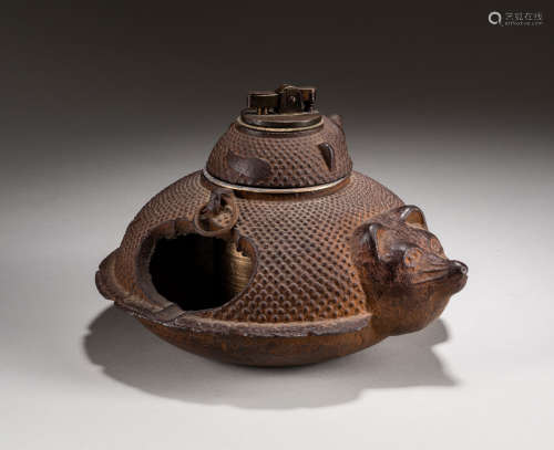 Japanese Antique Iron Pot