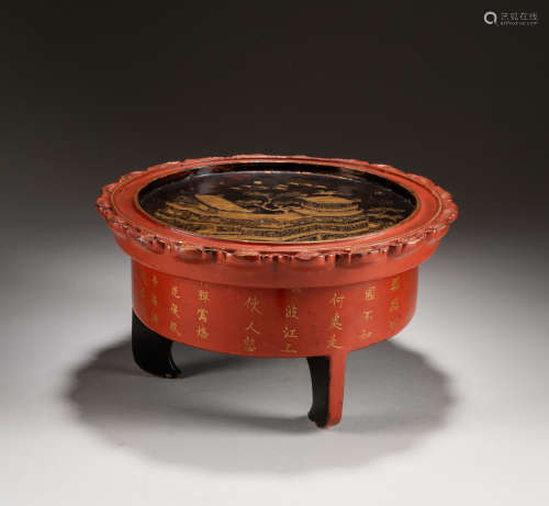 18-19th Chinese Antique Lacquer Box