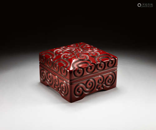 Japanese Antique/Vintage Cinnabar Box