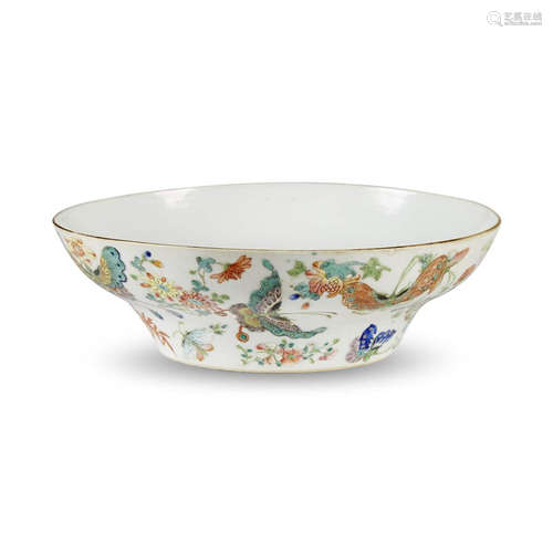 A Chinese enameled porcelain 