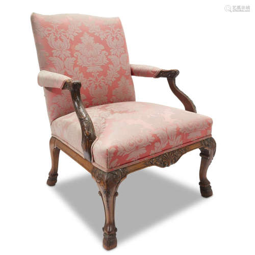 A George II style armchair