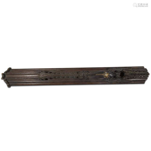 A GOTHIC REVIVAL FIGURAL PILASTER