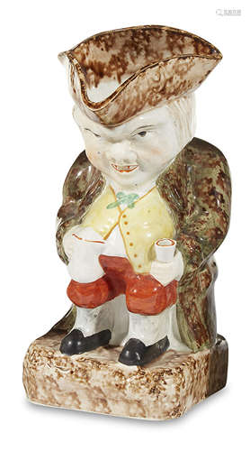 An English Staffordshire Toby jug