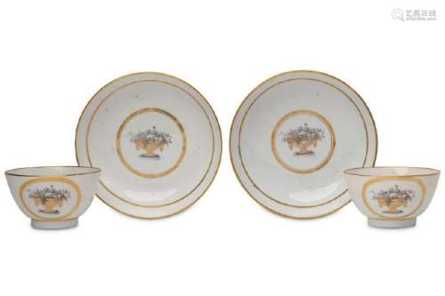 A PAIR OF THOMAS WOLFE & CO. (FACTORY Z) PORCELAIN