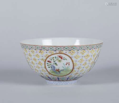 A Chinese Famille-Rose Porcelain Bowl