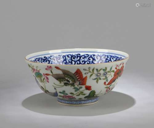 A Chinese Famille-Rose Porcelain Bowl